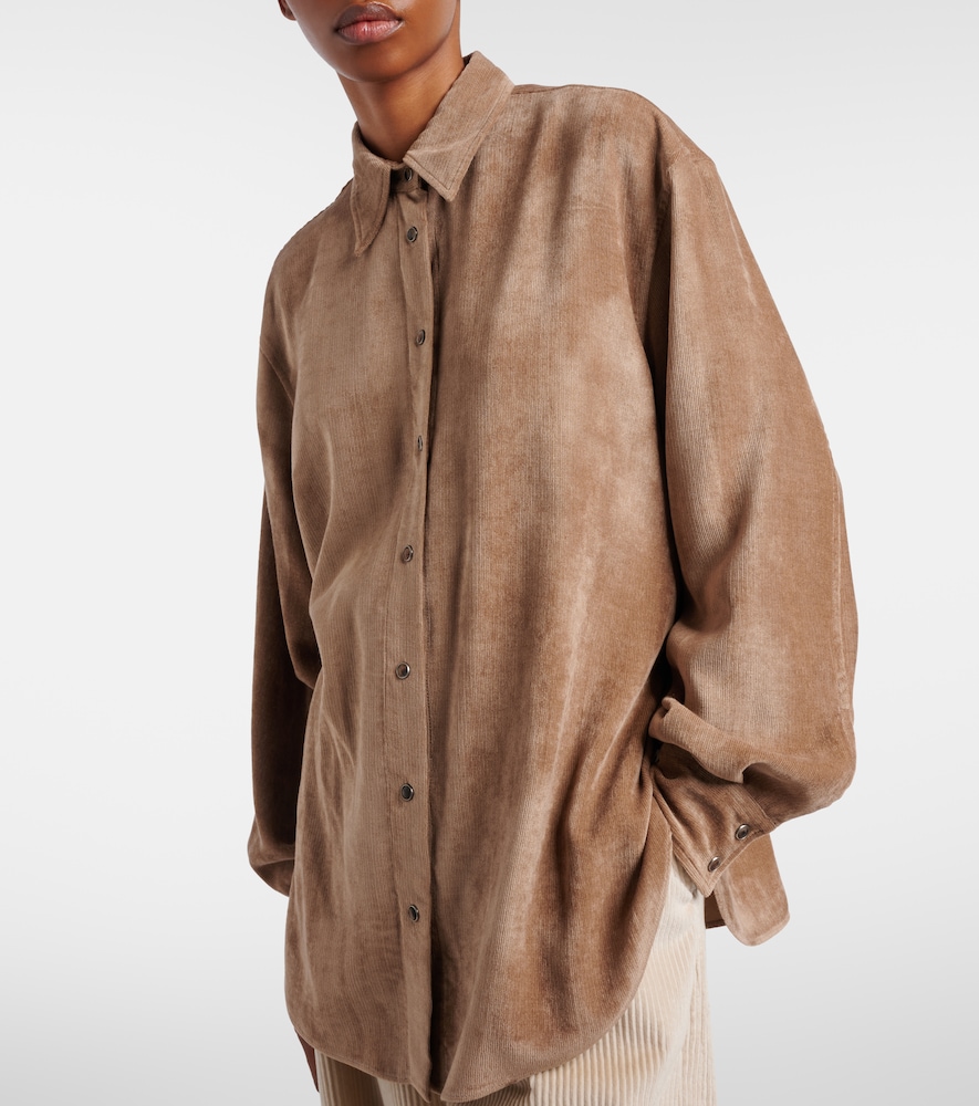  Brunello Cucinelli Brunello Cucinelli Corduroy Shirt 