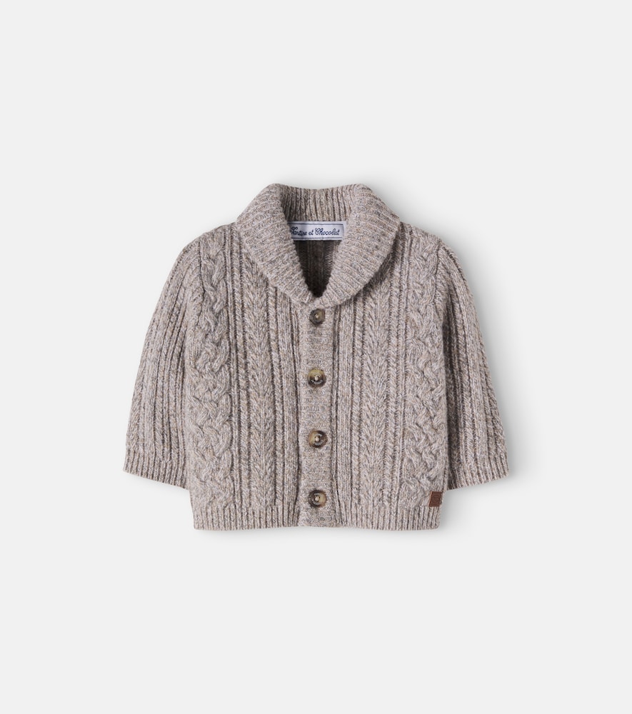 Baby Cardigan aus Wolle