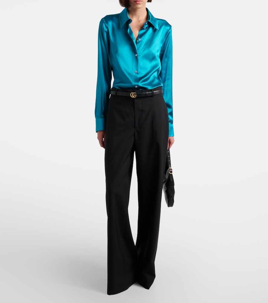 Silk Satin Shirt