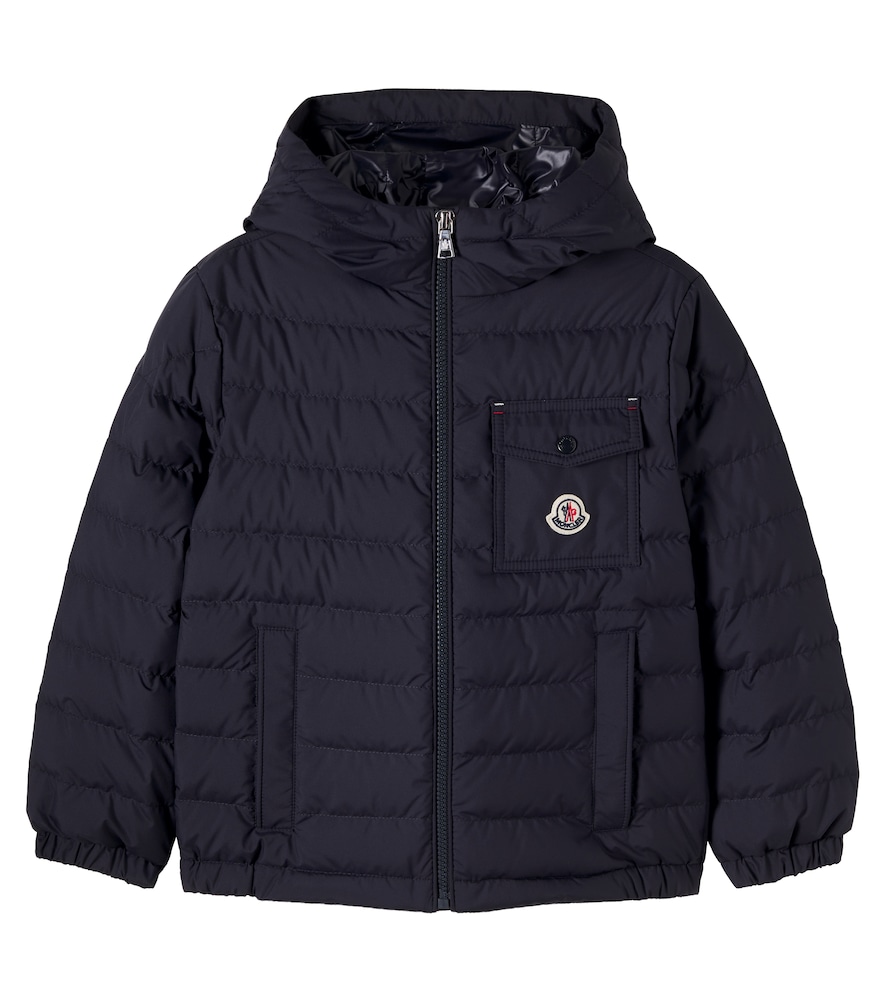 Moncler Enfant Blue Quillon Hooded Quilted Down Jacket Y Size 10 - Mytheresa