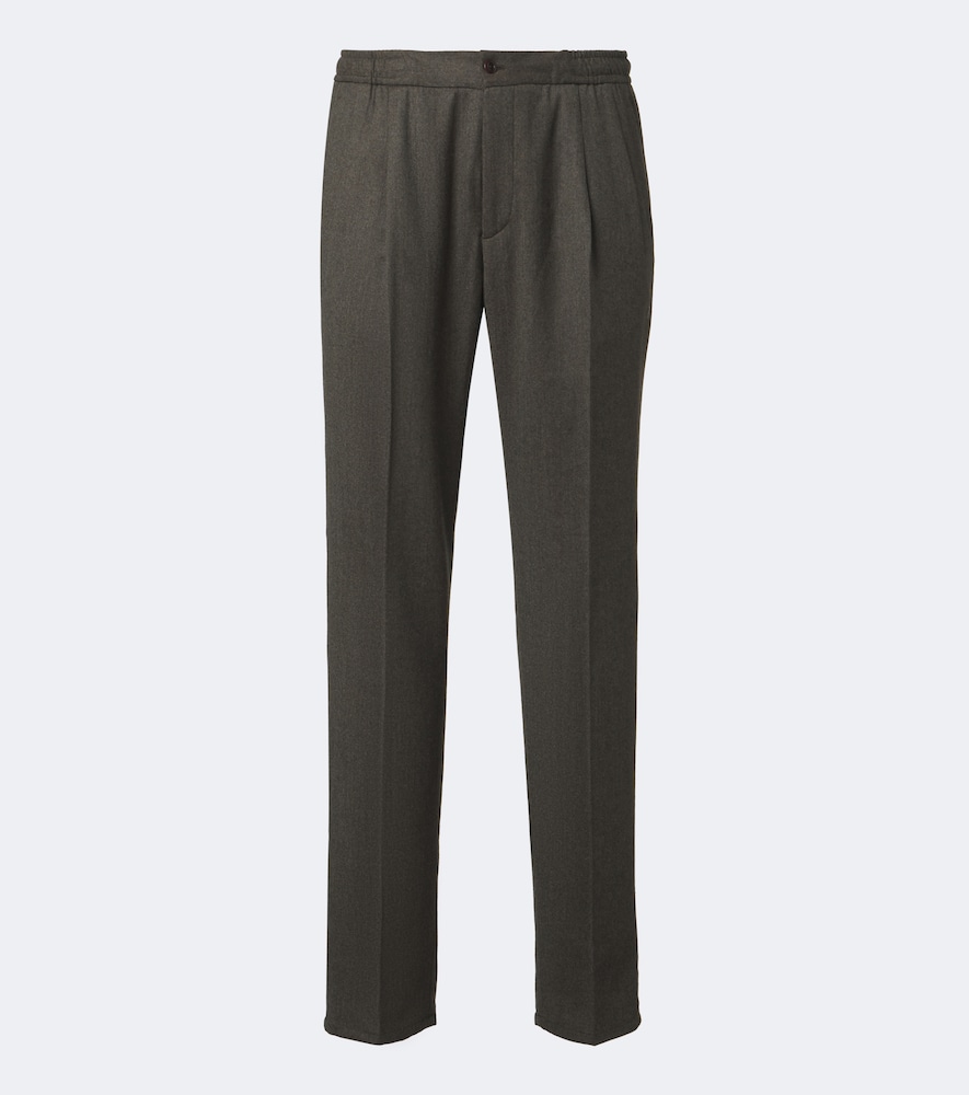 Rubinacci Pantalon droit en laine vierge
