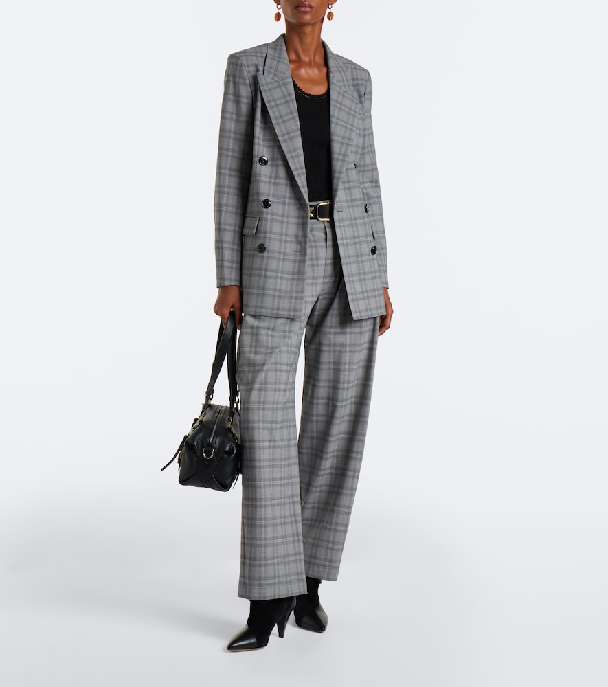 Jevima Prince Of Wales Check Wool-Blend Jacket