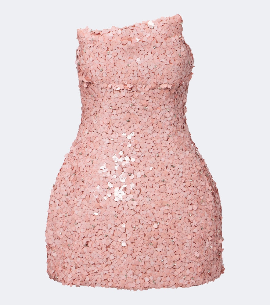 Rachel Gilbert Karter Embellished Bustier Dress In Pink