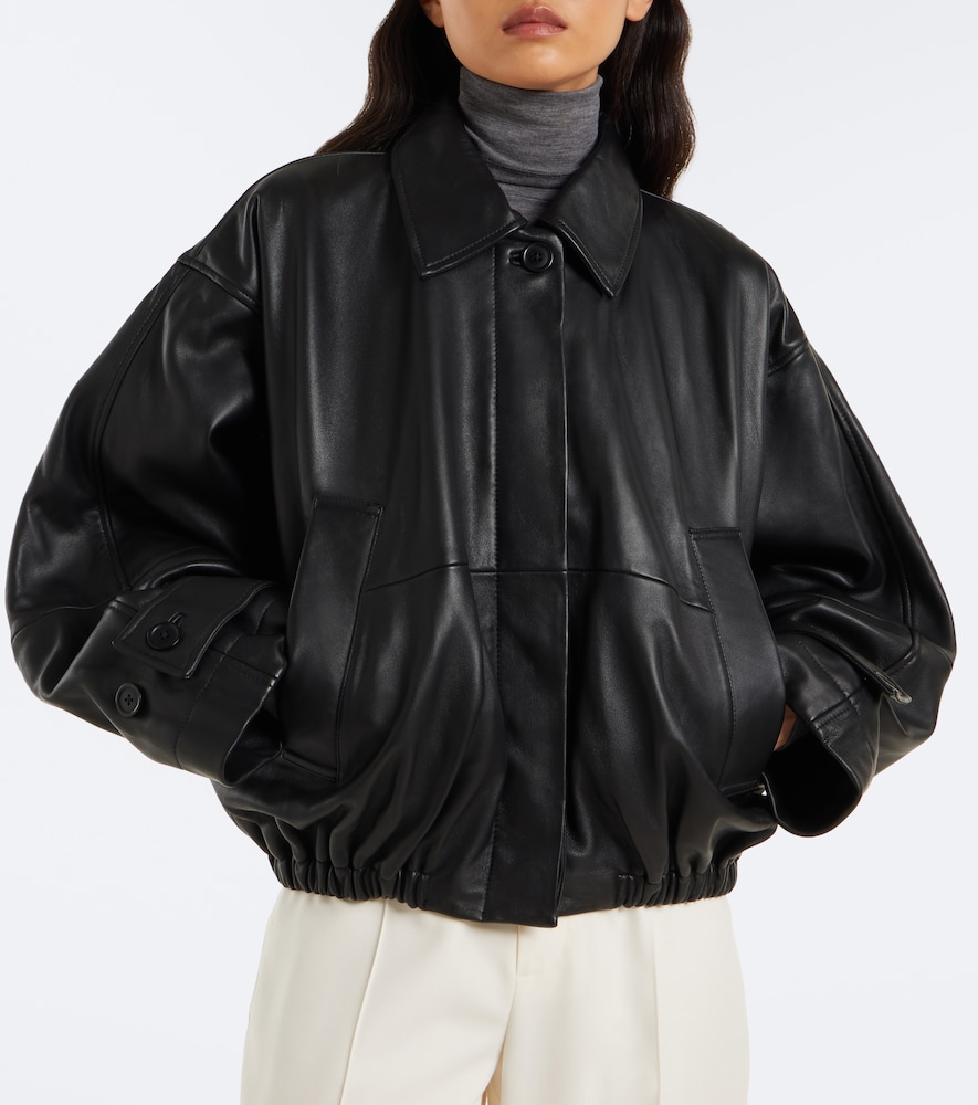 Róhe Leather Blouson Jacket