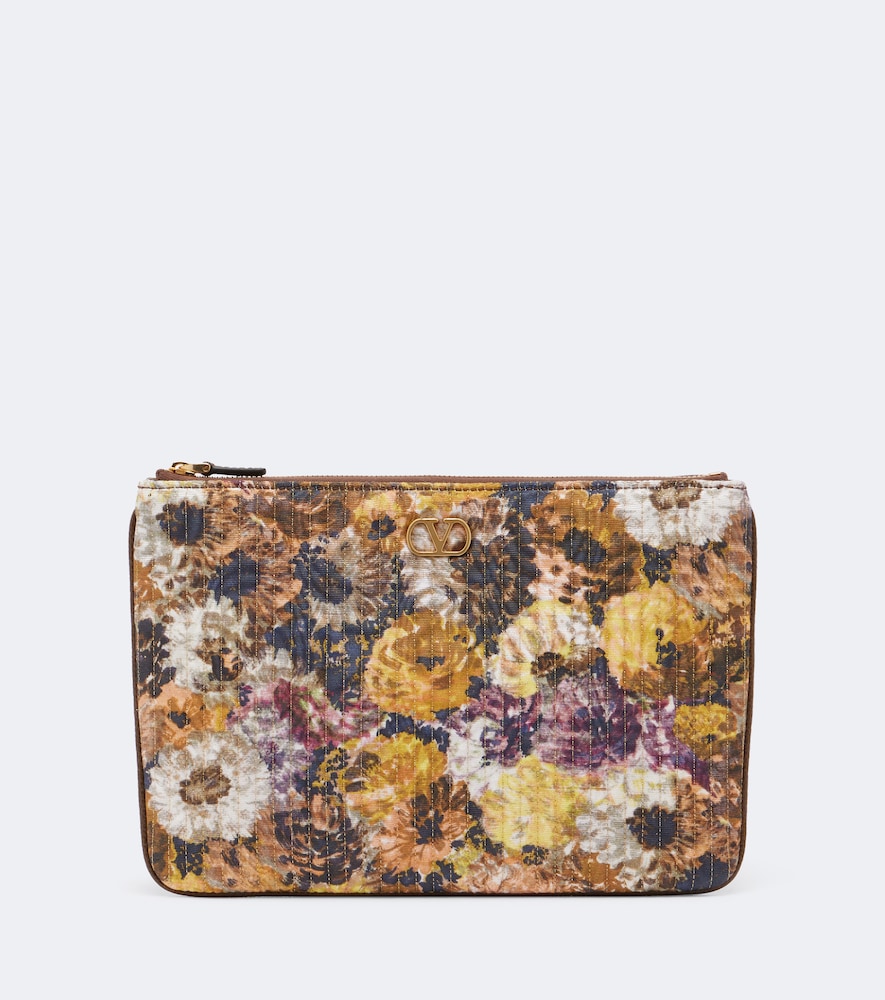 Schultertasche Bisou Perle Small aus Leder