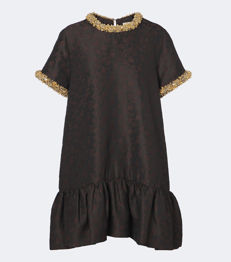 Abito corto Alison in jacquard