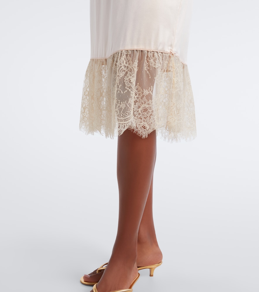 Blake Lace-Trimmed Midi
