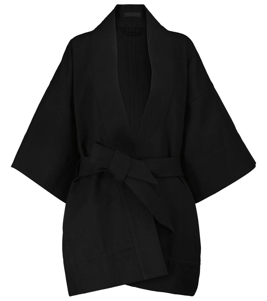 Release 07 belted cotton jacket by WARDROBE.NYC