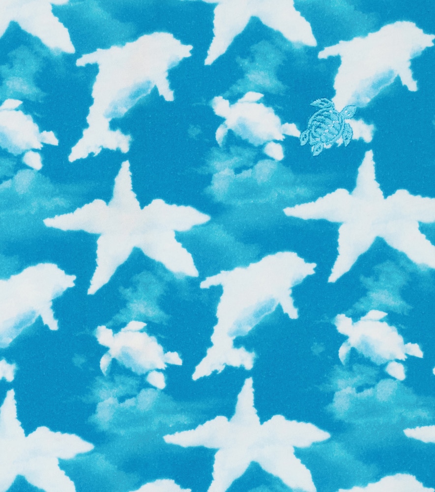 Vilebrequin Teddy Printed Cotton T-shirt In Bleu Hawai