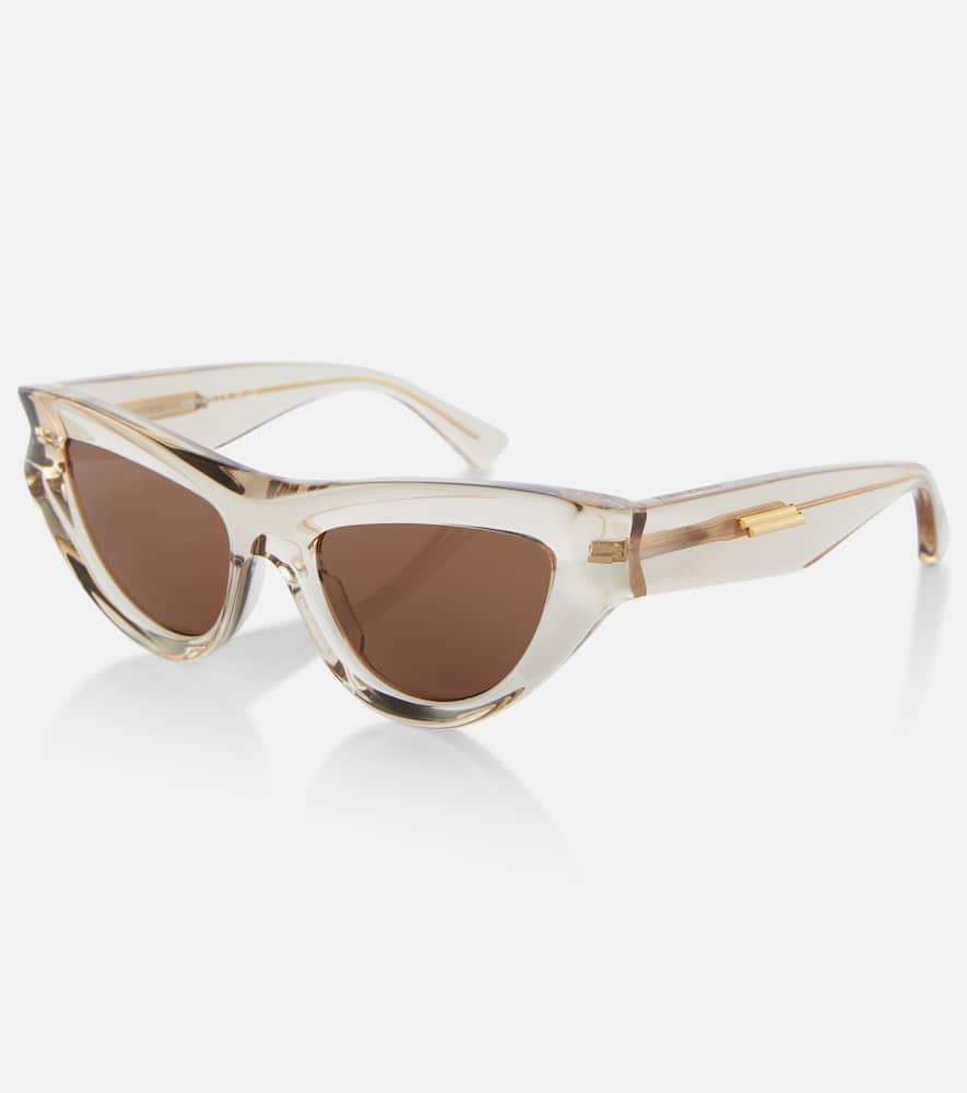 Bottega Veneta Cat-eye Sunglasses In Nude-nude-brown