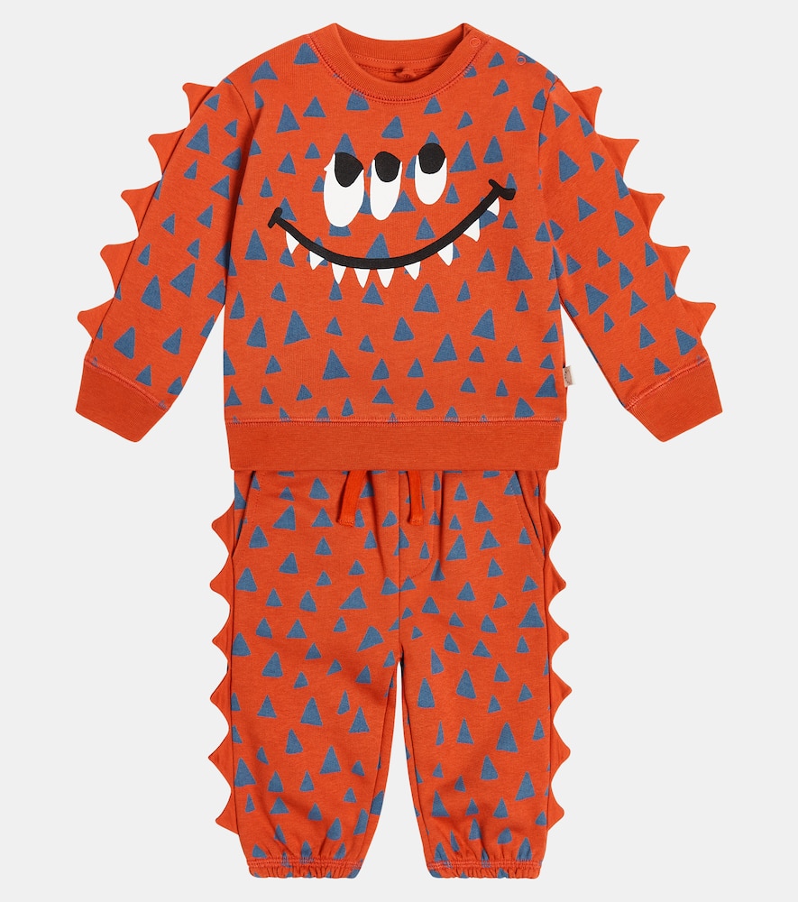 Stella Mccartney Baby Jogginganzug Aus Baumwolle In Red