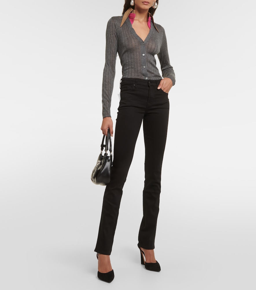  7 For All Mankind 7 For All Mankind High-rise Straight Jeans 