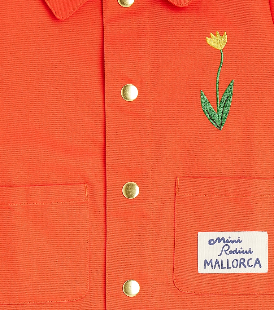  Mini Rodini Mini Rodini Mallorca Embroidered Cotton Jacket 