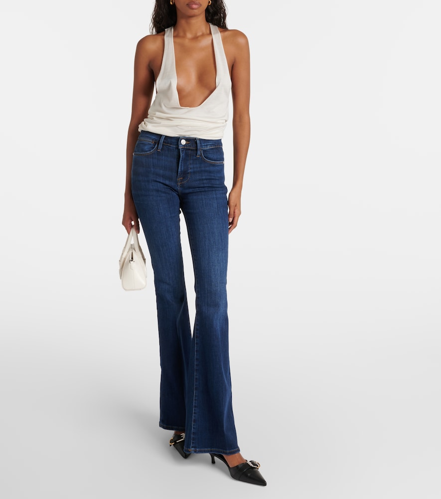  Frame Frame Jean High Flare Taille Haute 