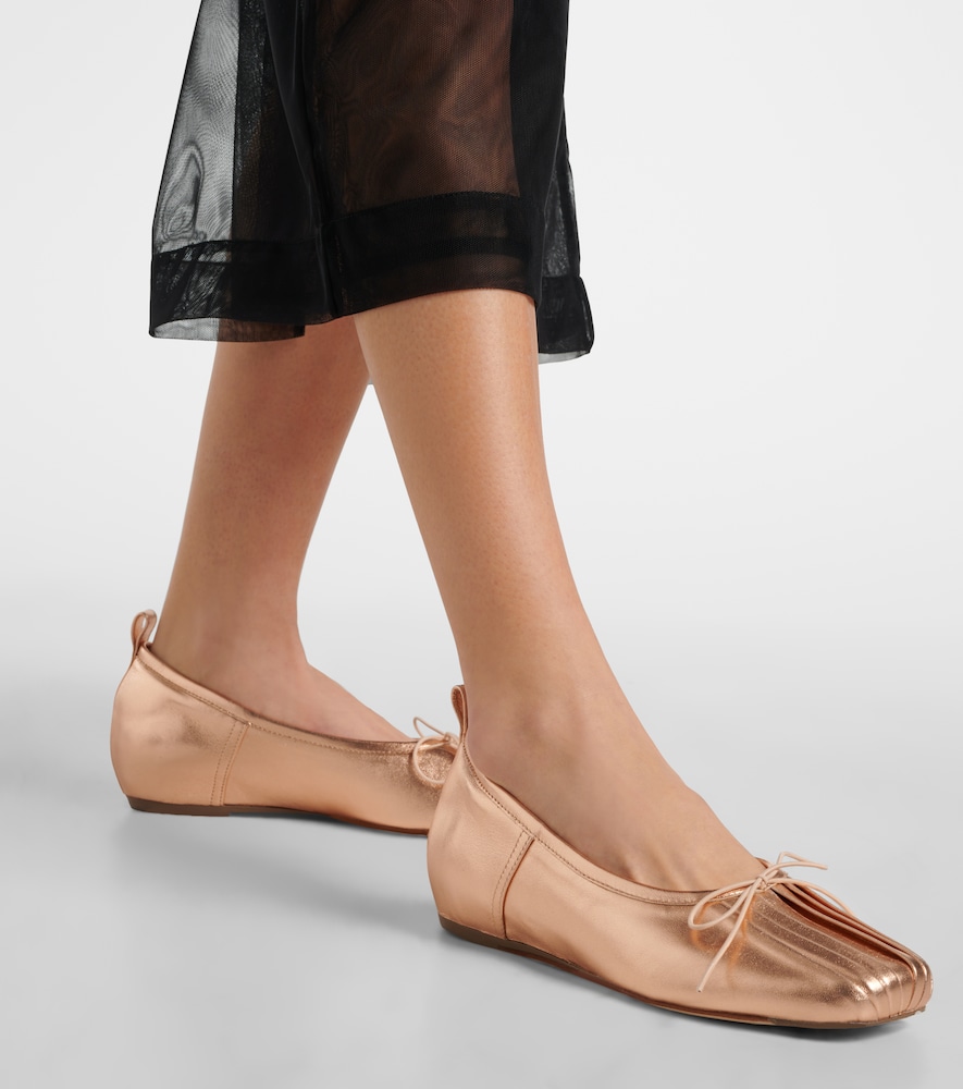 Classic Pleated Ballet Flats