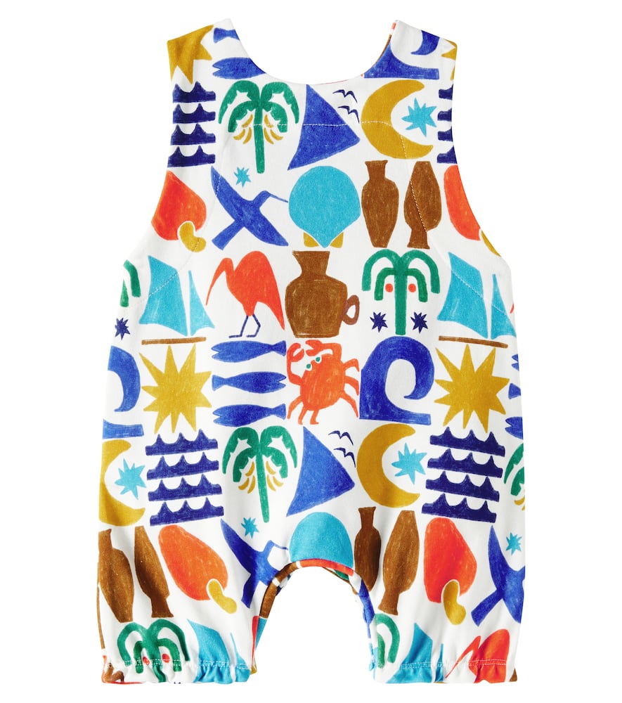 Fabula Baby Beirinha Cotton-blend Romper In Multicoloured