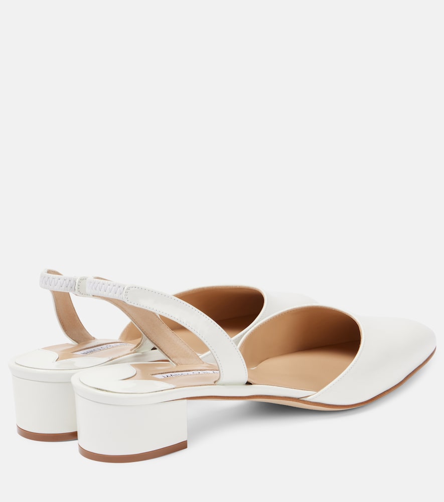  Manolo Blahnik Manolo Blahnik Bridal Slingback-pumps Aspro 30 Aus Leder 