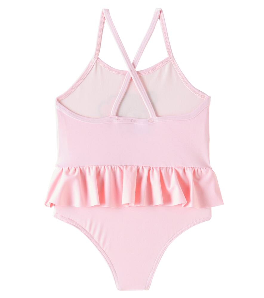 MOSCHINO BABY TEDDY BEAR RUFFLED SWIMSUIT