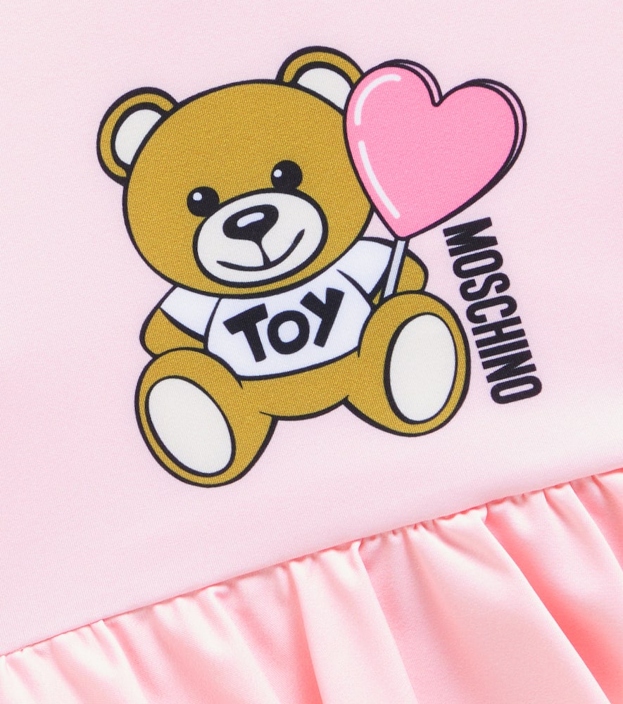 MOSCHINO BABY TEDDY BEAR RUFFLED SWIMSUIT