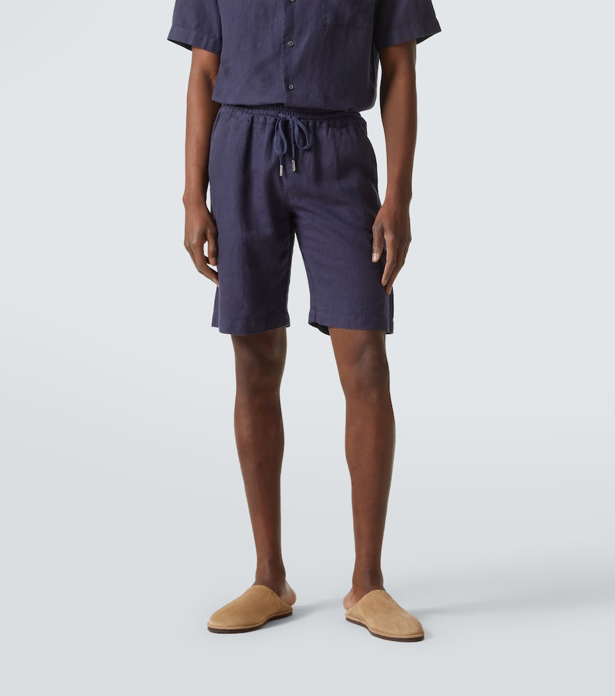  Thom Sweeney Thom Sweeney Linen Shorts 