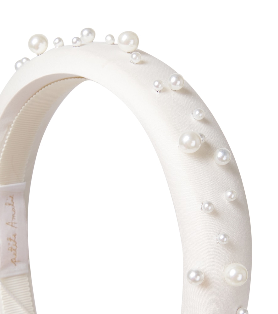  Petite Amalie Petite Amalie Faux Pearl-embellished Headband 