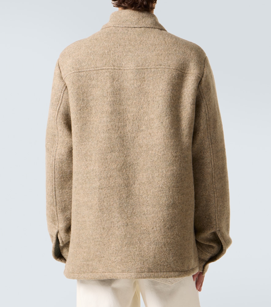  Jil Sander Jil Sander Blouson Aus Einem Wollgemisch 