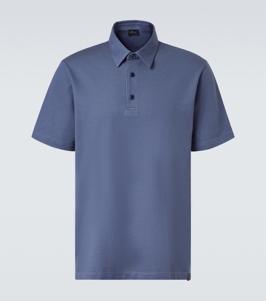 Cotton piqué polo shirt