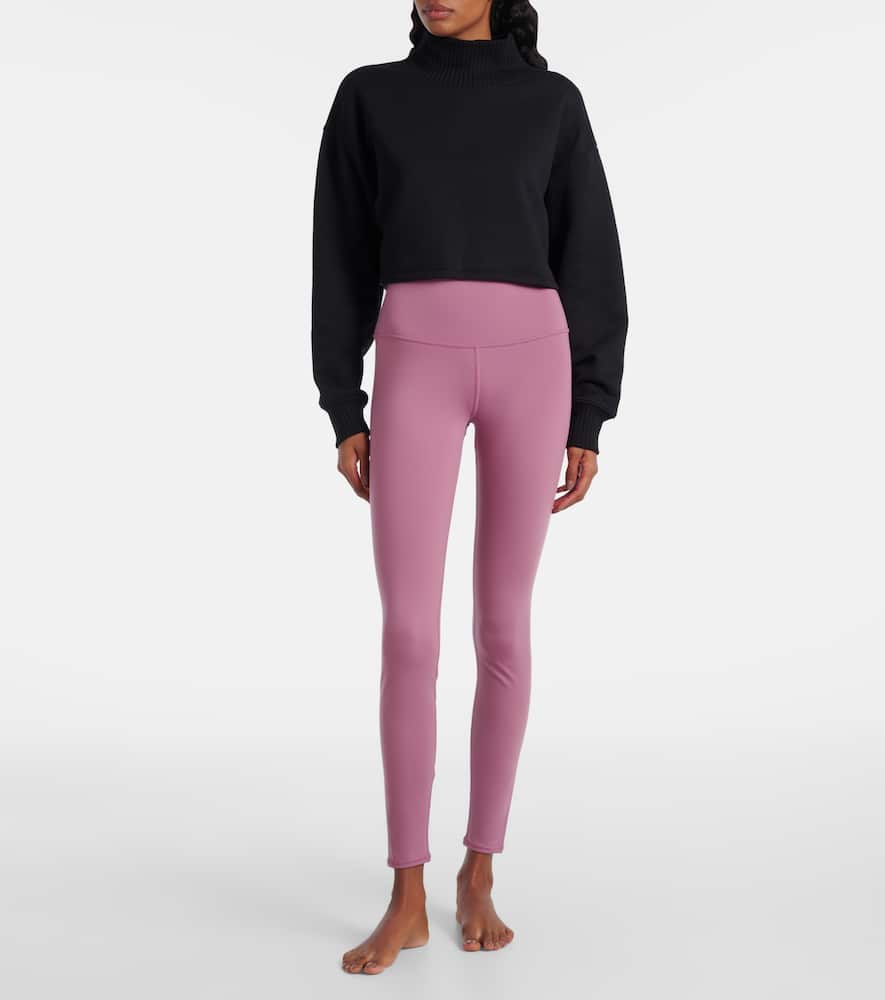 Shop Alo Yoga Airbrush Leggings In Purple
