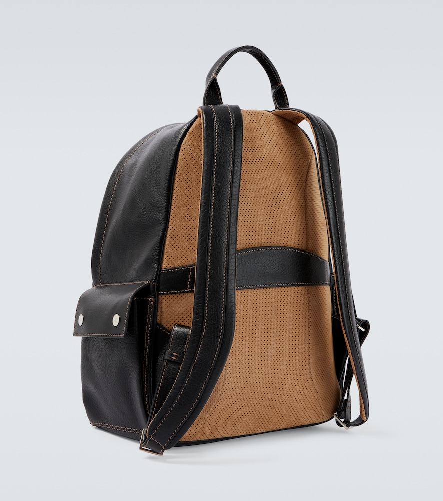  Brunello Cucinelli Brunello Cucinelli Leather Backpack 