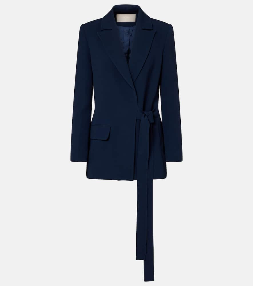 Belted blazer