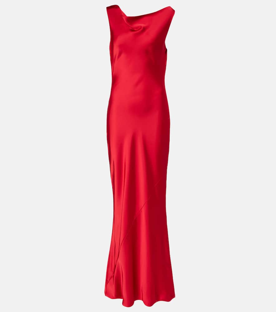 Open-back gown