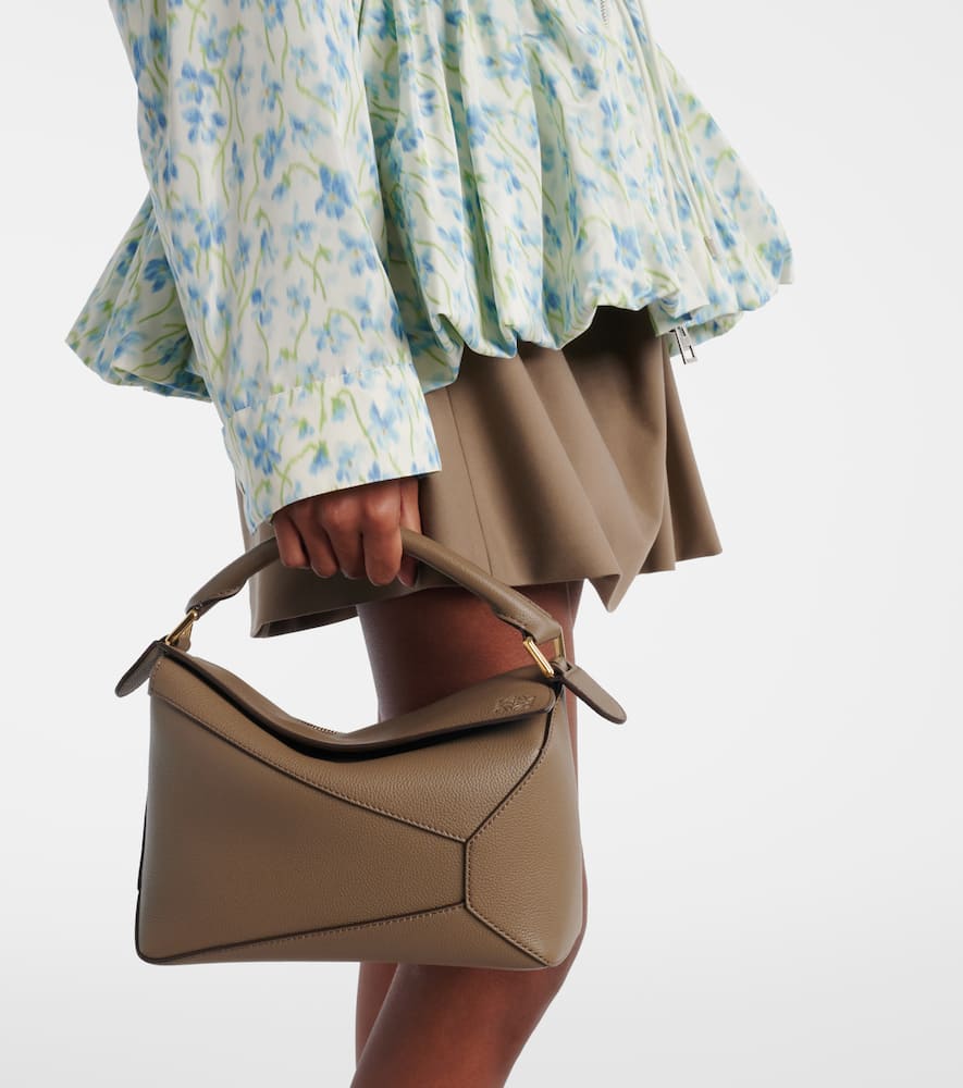 LOEWE PUZZLE SMALL LEATHER TOTE BAG