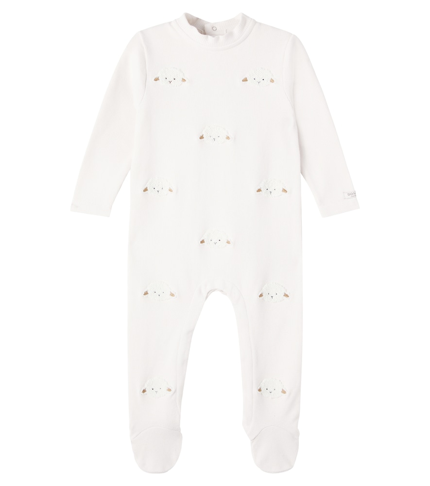 Donsje White Baby Phlyn Embroidered Cotton Onesie M Size 12-18 - Mytheresa