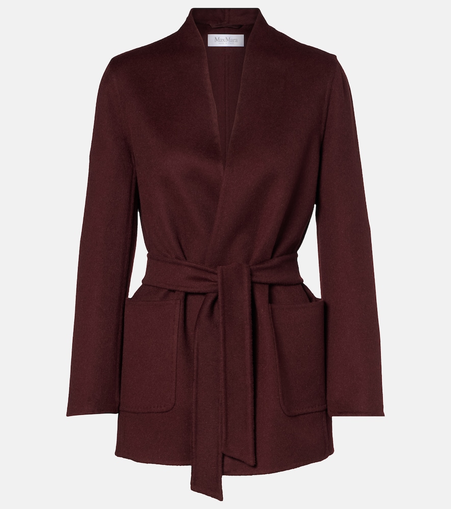 Max Mara Harold camel hair wrap coat