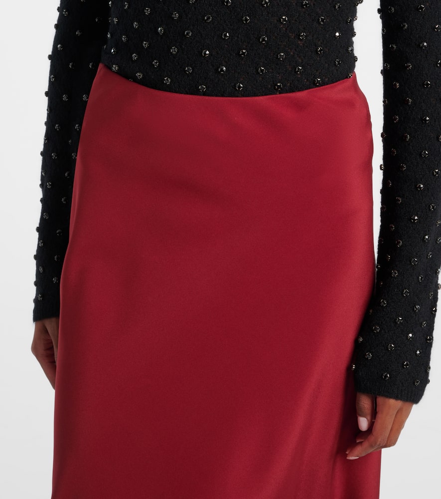 Max Mara A-line Skirt In Red