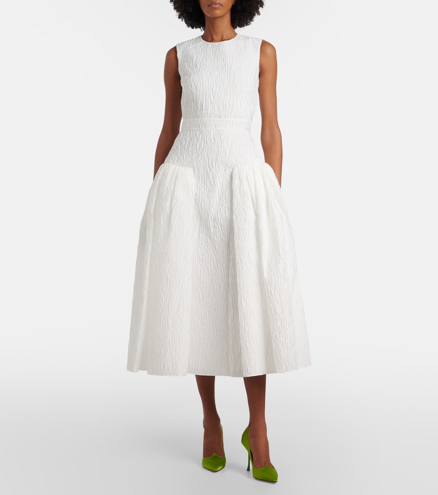 Roksanda Bridal Aya cloqué midi dress