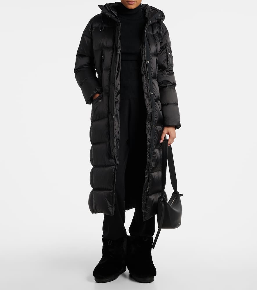 Bogner Jonna Hooded Down Coat In Black