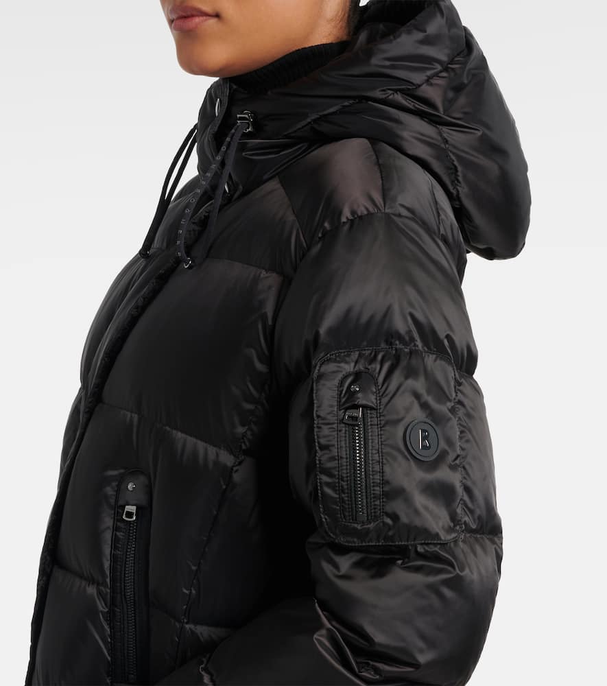 Bogner Jonna Hooded Down Coat In Black