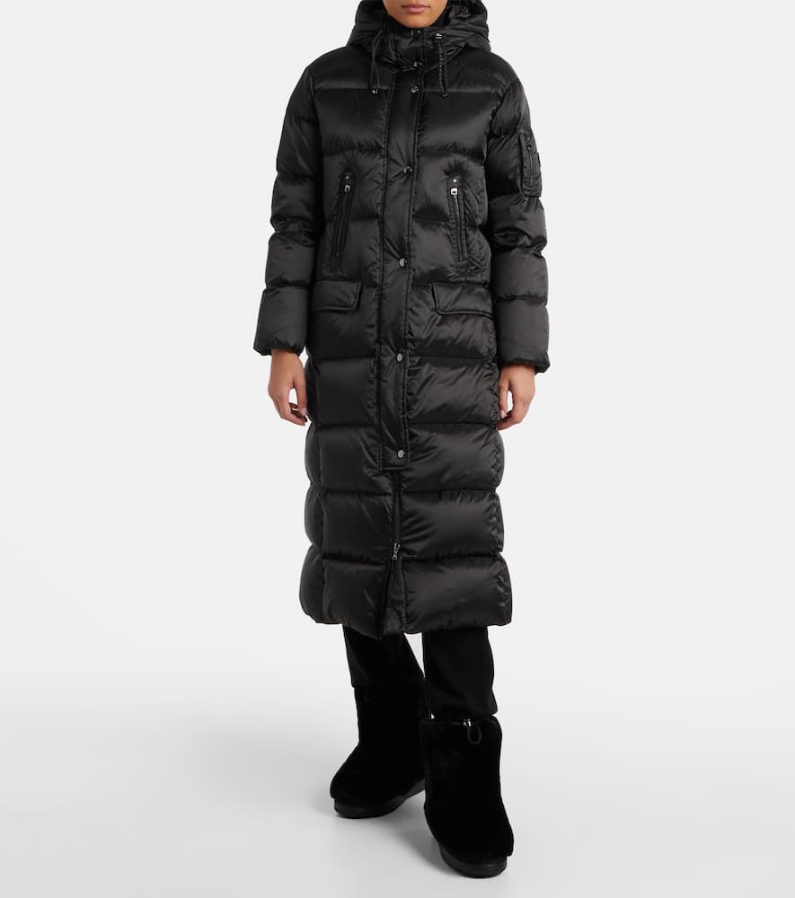 Bogner Jonna Hooded Down Coat In Black