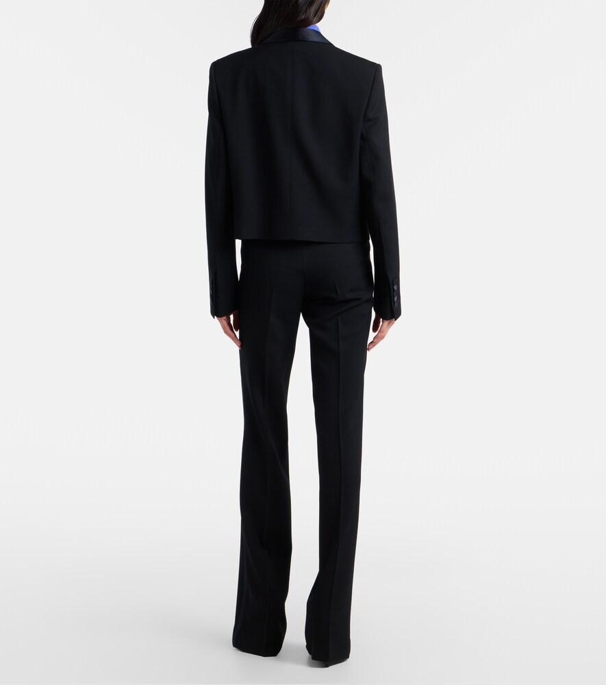  Tom Ford Tom Ford Silk-trimmed Wool Suit Pants 