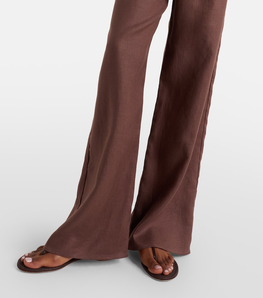  Asceno Asceno Weite Hose Austin Aus Leinen 