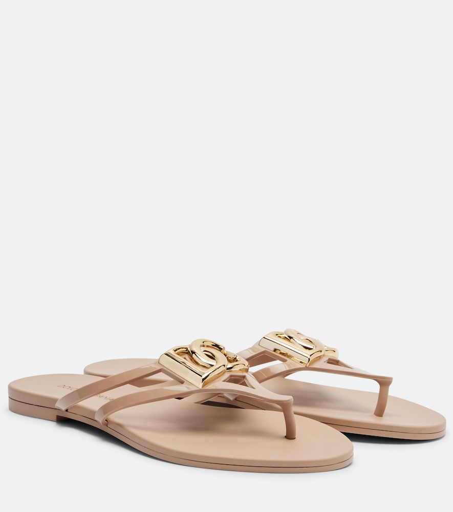 Dolce & Gabbana DG thong sandals