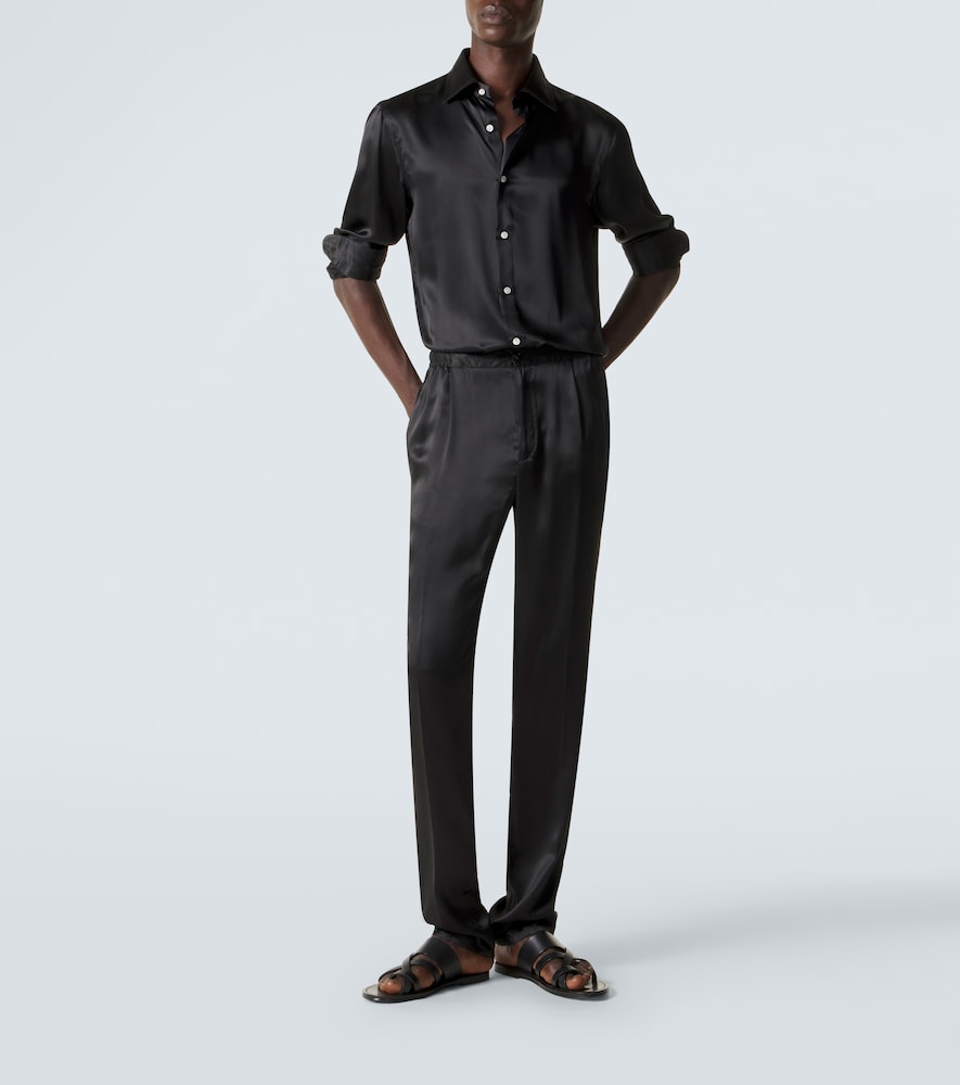  Rubinacci Rubinacci Wendbare Hose Aus Seide 