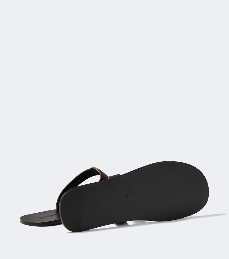  Saint Laurent Saint Laurent Sandalen Cassandre Aus Leder 