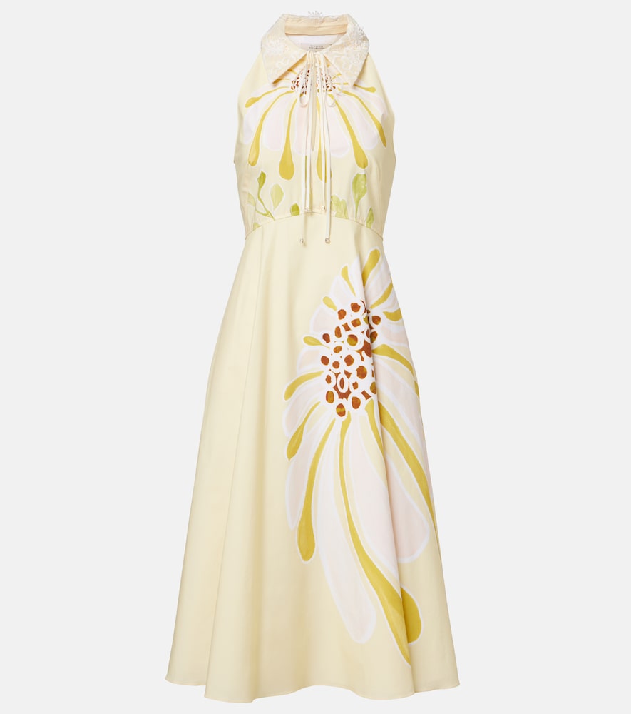 Dorothee Schumacher Floral Power floral cotton-blend midi dress
