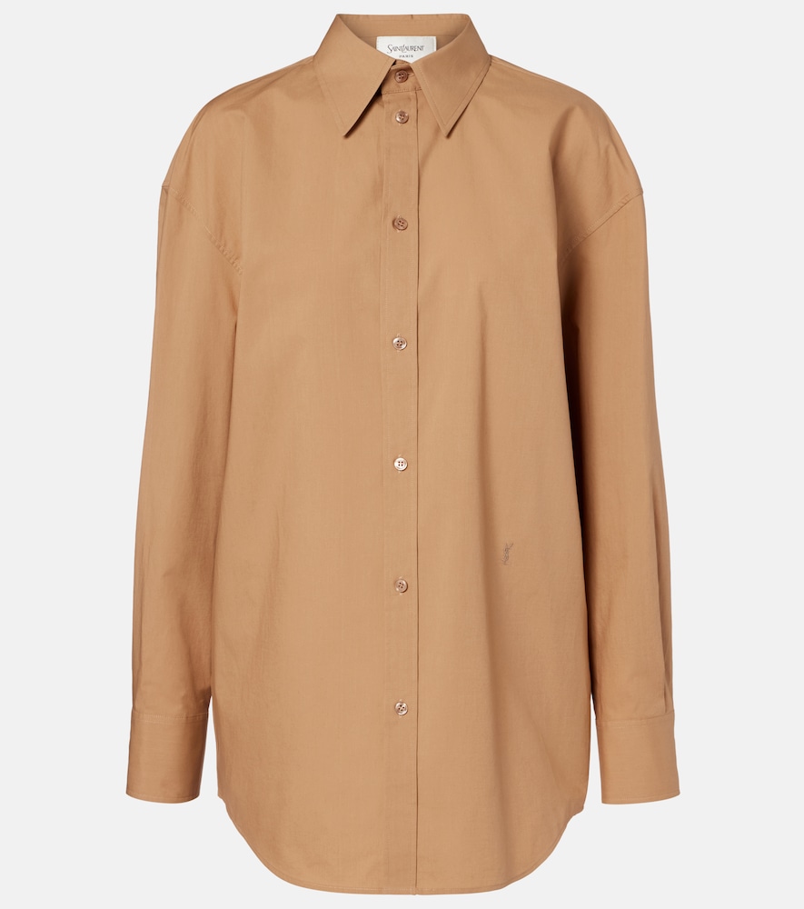 Saint Laurent Cassandre cotton poplin shirt
