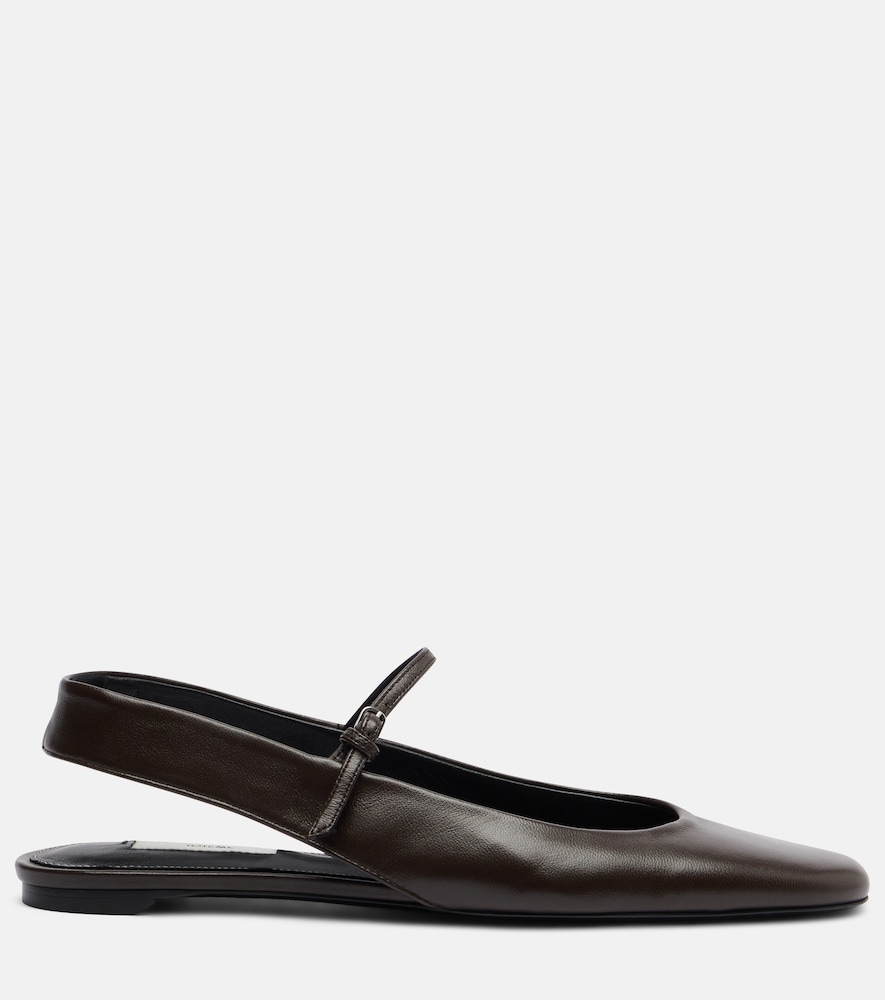  Toteme Toteme Mary-jane-ballerinas Aus Leder 