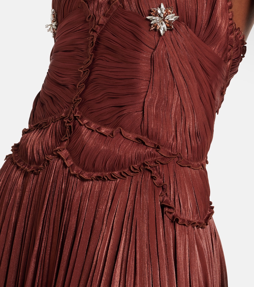 Costarellos Costarellos Verzierte Robe Aus Georgette 