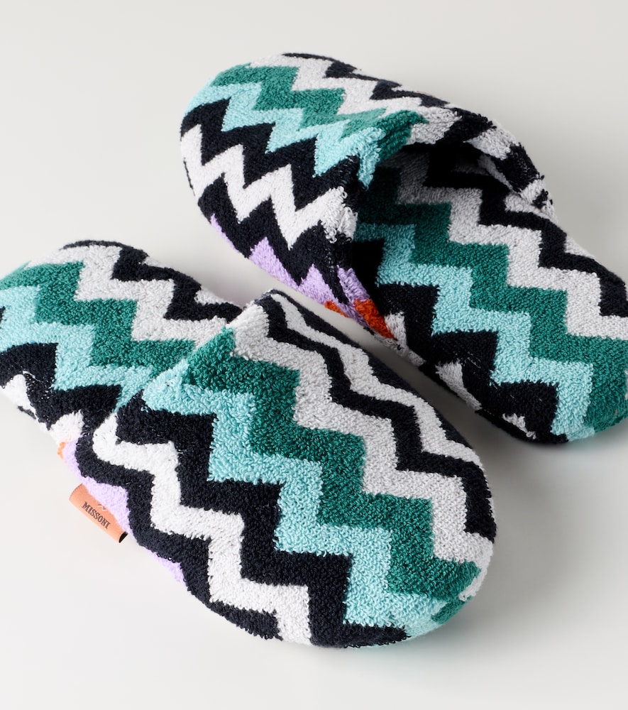  Missoni Missoni Slippers Best Zigzag Aus Baumwollfrottee 