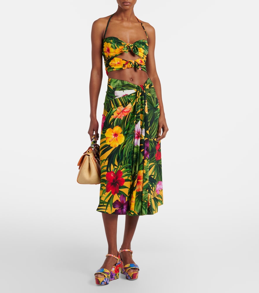 Dolce&Gabbana Bianca Floral Wedges